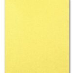 Frottír lepedő kiságyba sárga