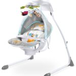 Gyerek hintáztató CARETERO Bugies grey