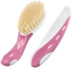 Hajkefe és fésű Nuk rózsaszín