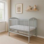 Gyermek kiságy Drewex Róka világos szürke