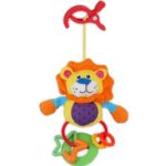 Plüss játék csörgővel Baby Mix Oroszlány