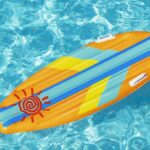 Felfújható gyerek szörfdeszka 114x46 cm Bestway narancssárga