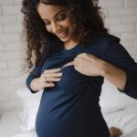 Kismama és szoptató blúz Milk Shirt milk & love kék