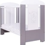 Gyermek kiságy Drewex Maci és pillangó szürke