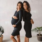 Pocakos poros cédrusbordás kismama Tummy milk & love fekete