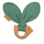 Baba rágóka madárral New Baby Bird mint