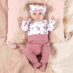 Baba pamut fejpánt Nicol Emily