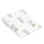 Muszelin Baba párna huzat- ék alakú New Baby STANDARD 30x37 cm bunny