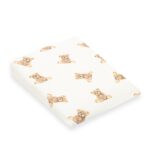 Muszelin Baba párna huzat- ék alakú New Baby STANDARD 30x37 cm bear