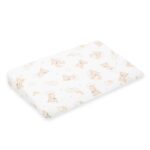 Baba párna huzat- ék alakú New Baby BASIC fehér 59x37cm bear beige