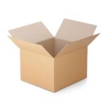 Kartondoboz lehajtható fedéllel 300x200x100 mm háromrétegű