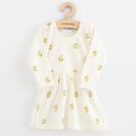 Baba Biopamut hosszú ujjú ruha New Baby Olives