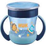 Bájos itató pohár  Mini Magic NUK Cup Night 160 ml blue