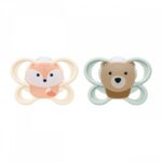 Baba cumi  NUK Perfect Match Air FOX/BEAR 0-2m 2db box