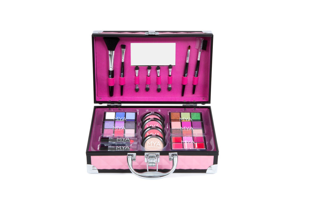 MYA Cosmetics Bon Voyage sminkkészlet pink/fekete