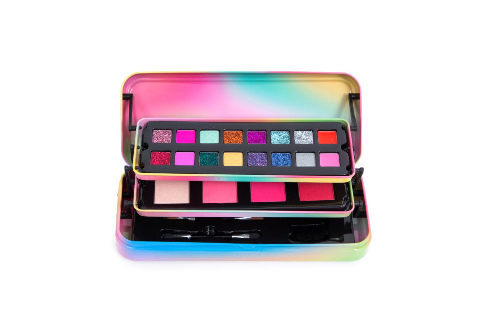 MYA Cosmetics fémdobozos smink utazókészlet gyerekeknek