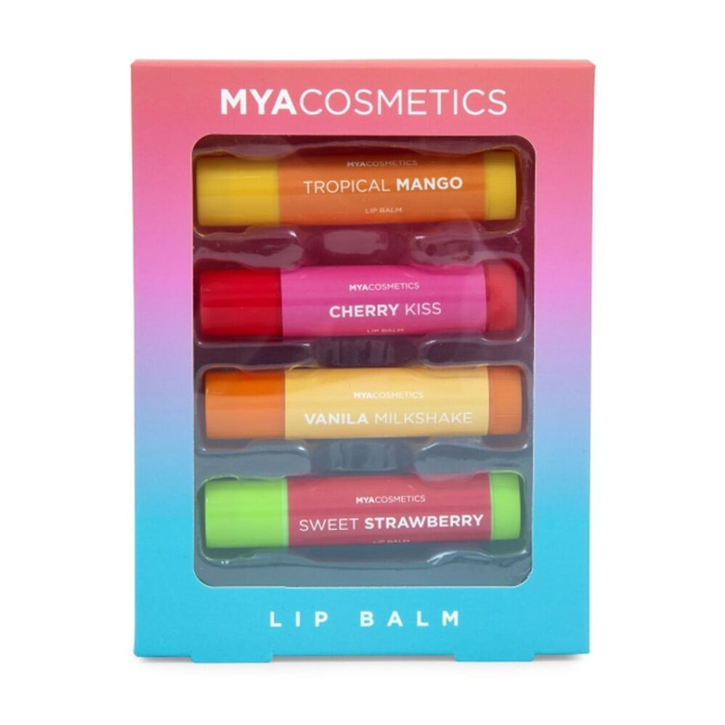 MYA Cosmetics ízesített ajakbalzsam 4 db-os