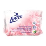 Nedves törlőkendő Linteo Satin arctisztító 25db