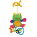 Baby Mix plüss játék csörgővel Béka