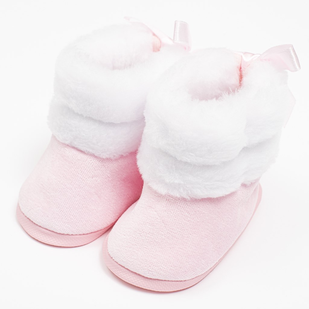 Baba téli csizma New Baby rózsaszín 6-12 h