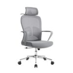 Baby Mix ergonómikus irodai szék fejtámlával és deréktámasztékkal fekete