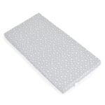 CLASSICO szivacsmatrac 9cm 120x60cm textil huzat SZÜRKE csillagos