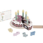 TOOKY Toy fajáték SZÜLINAPI torta szett PASZTEL színű