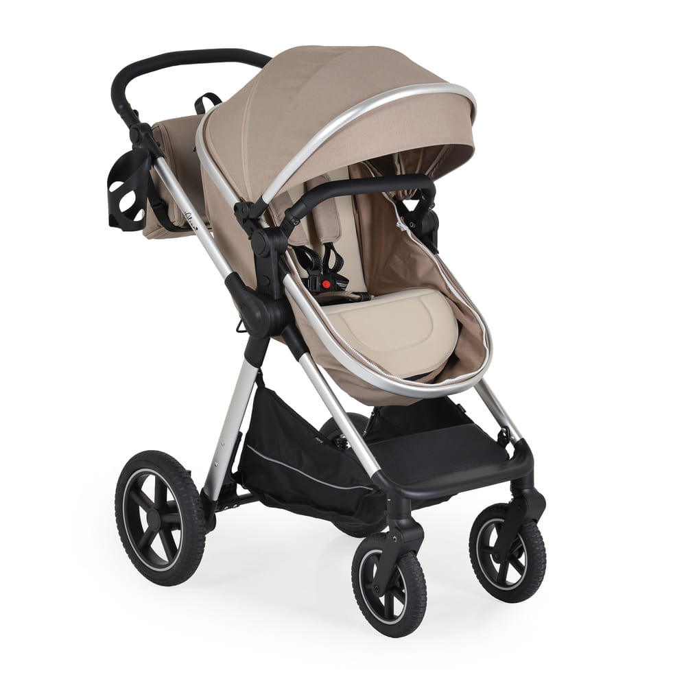 ALINA 2IN1 babakocsi SZETT átalakítható babakocsi+autós hordozó BÉZS/SEED PEARL