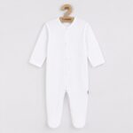 Baba pamut kezeslábas New Baby Practical fehér fiú
