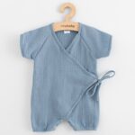 Baba nyári muszlin kezeslábas New Baby blue