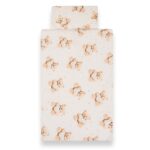 2-részes ágyneműhuzat New Baby Love Teddy Bear 90/120 cm beige