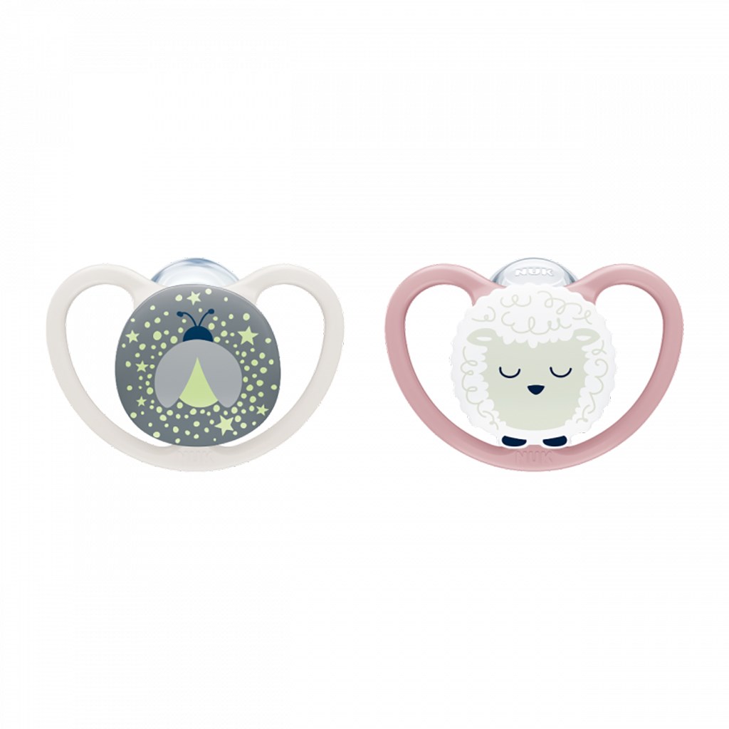 Baba cumi  NUK Perfect Match Air Night FIREFLY/SHEEP 6-18m 2db