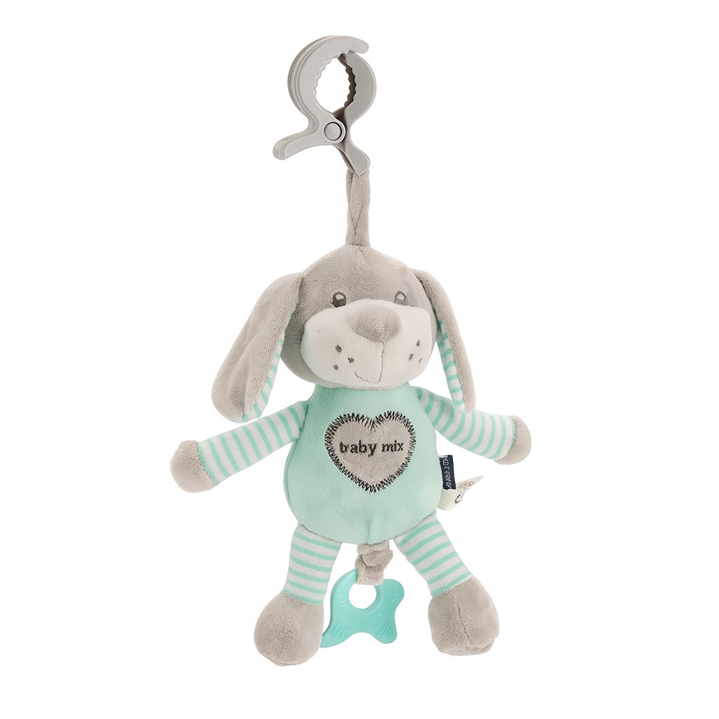 Fejlesztő zenélő játék Baby Mix kutya menta