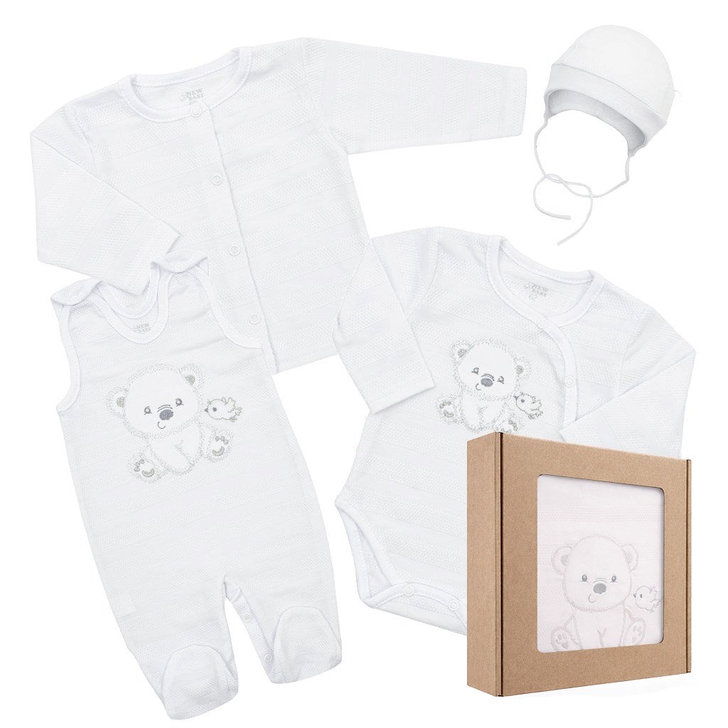 Baba együttes New Baby Sweet Bear fehér