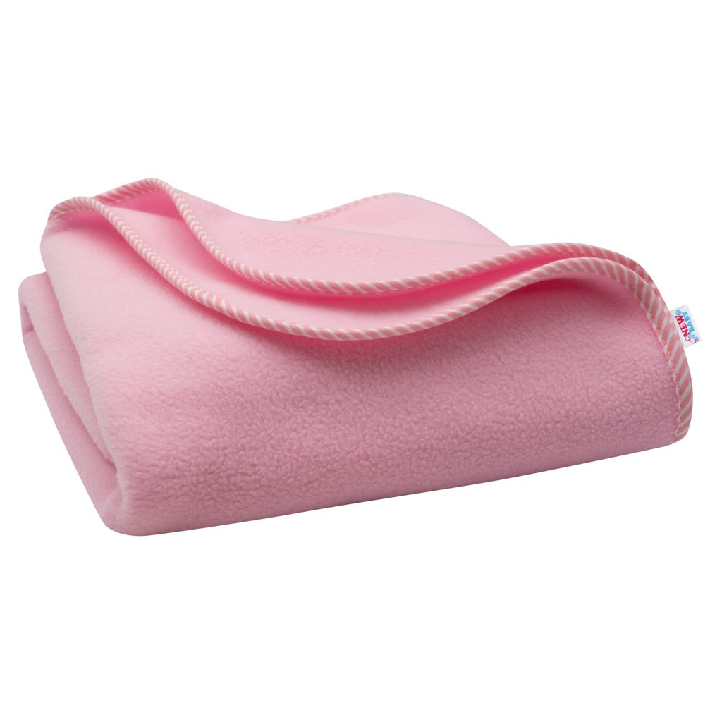 Gyerek fleece takaró New Baby 100x75 rózsaszín