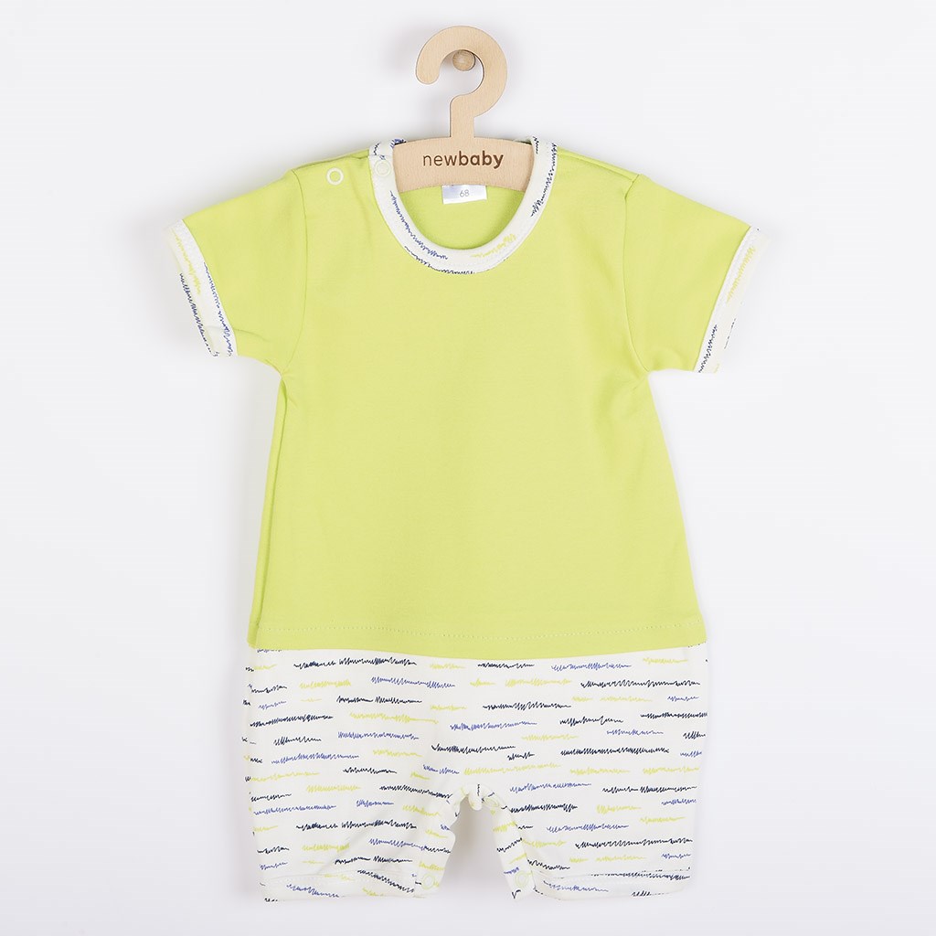 Baba pamut nyári kezeslábas New Baby Summertime fiú