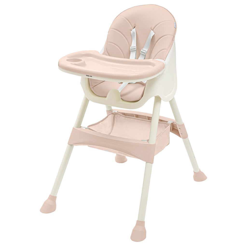 Etetőszék Baby Mix Nora dusty pink