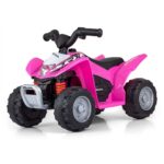 Elektromos négykerekű Milly Mally Honda ATV rózsaszín