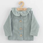Baba kabátka gombokkal New Baby Laura Luxury clothing szürke
