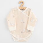 Baba pamut hosszú ujjú patentos body New Baby Libák
