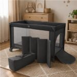 Utazóágy Milly Mally Mirage egy hordozható táskában dark grey
