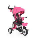BYOX Flexy lux tricikli szülőkaros pink