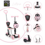 MONI Lollipop roller üléssel katicás pink