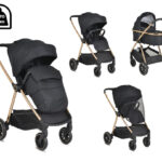 Cangaroo Hydra 2in1 babakocsi fekete