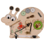 Moni Toys Montessori matatófal snail