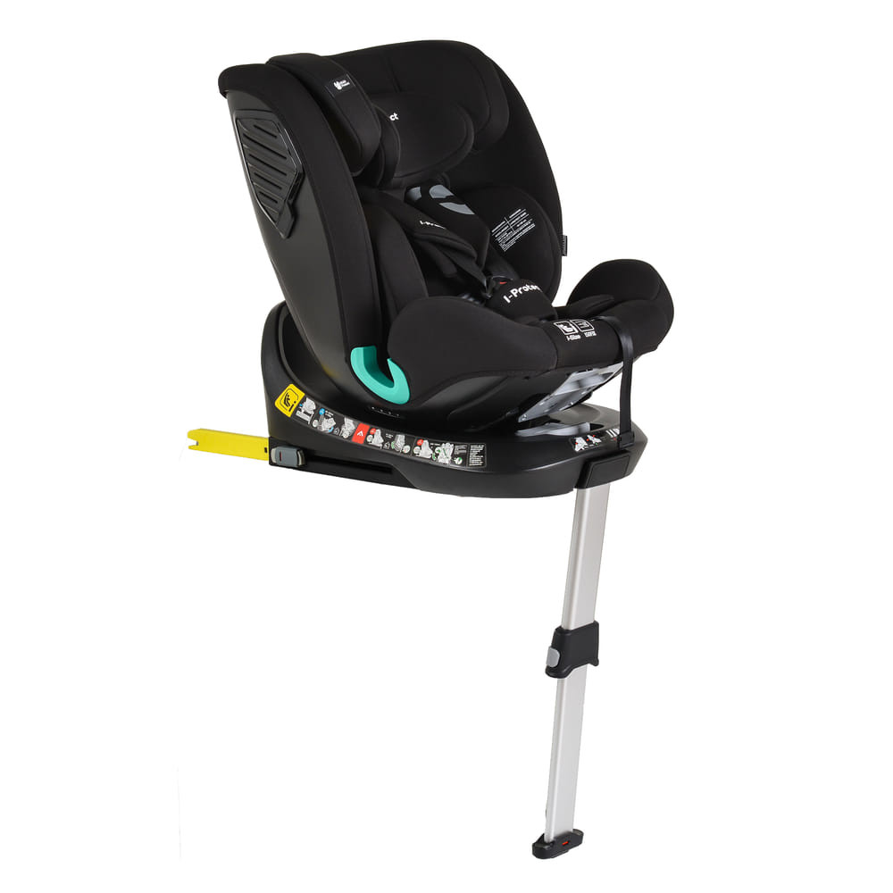 i-PROTECT autós ülés 40-150cm támasztólábbal 360 forgatható FEKETE