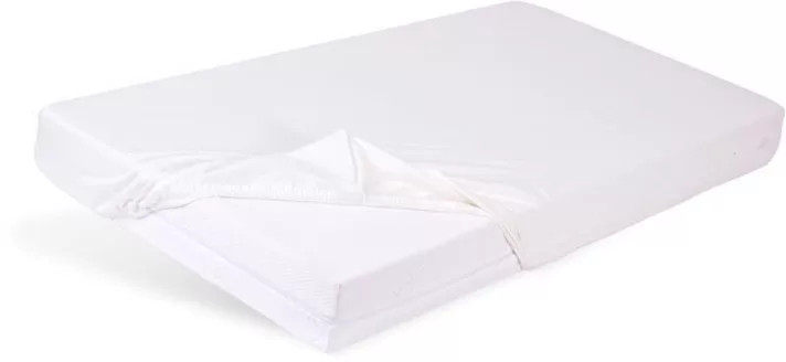 Lepedő kiságyba  gumis szegéllyel 60x120-70x140cm FEHÉR