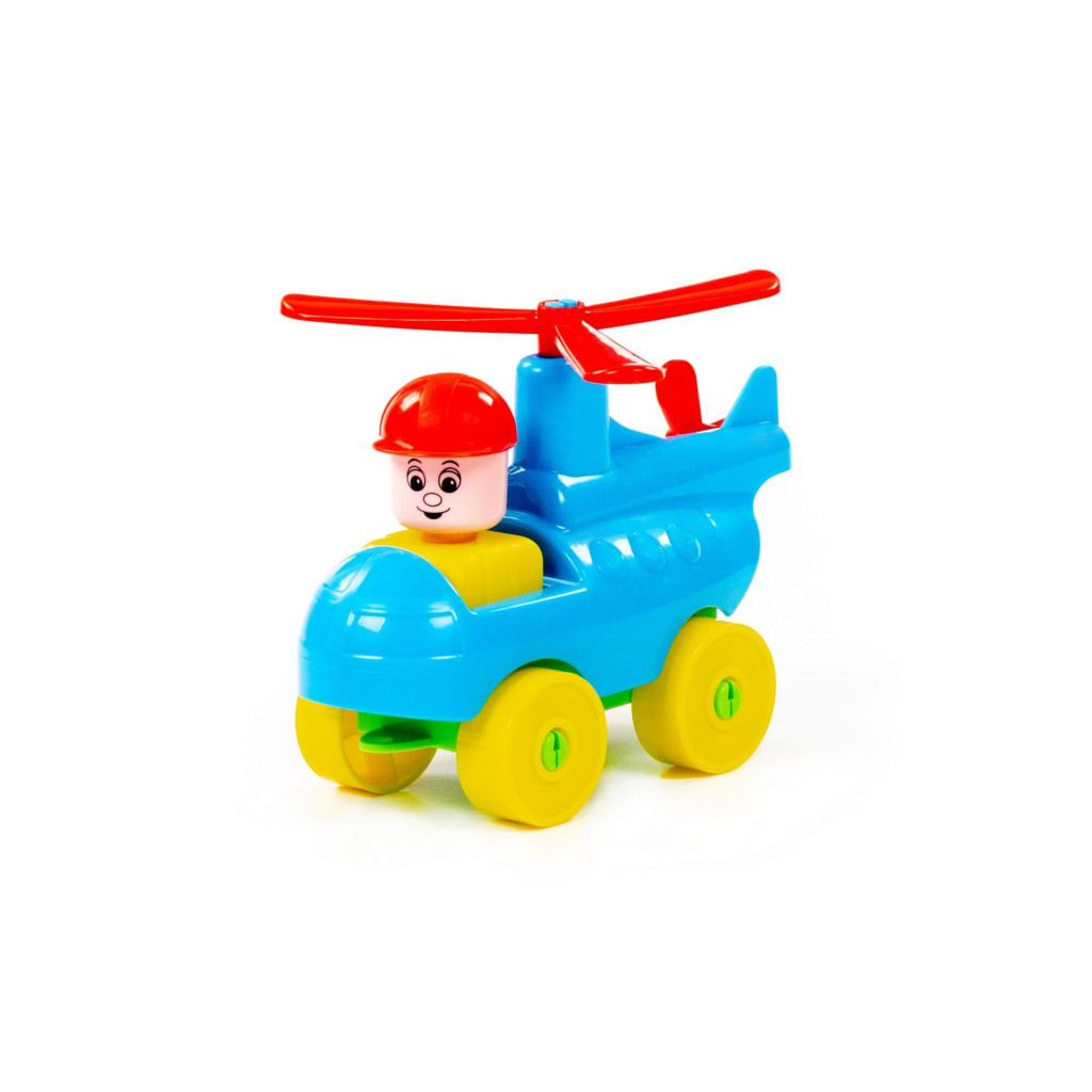 POLESIE műanyag helikopter KÉK
