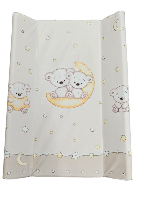 DOMBABY Pelenkázó lap kemény  M70x50 cm Macis BÉZS